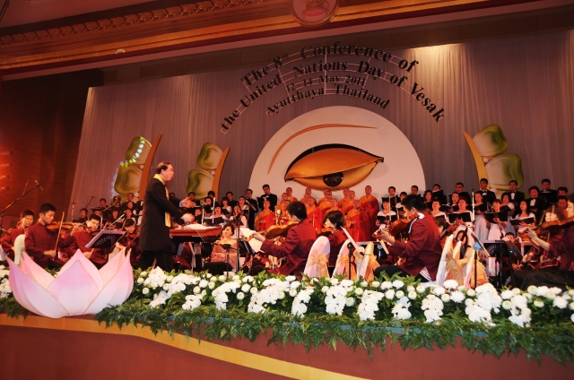 Chùm ảnh: Biểu diễn nghệ thuật chào mừng Đại lễ Vesak tại Thái Lan