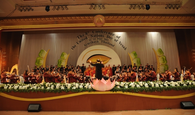 Chùm ảnh: Biểu diễn nghệ thuật chào mừng Đại lễ Vesak tại Thái Lan