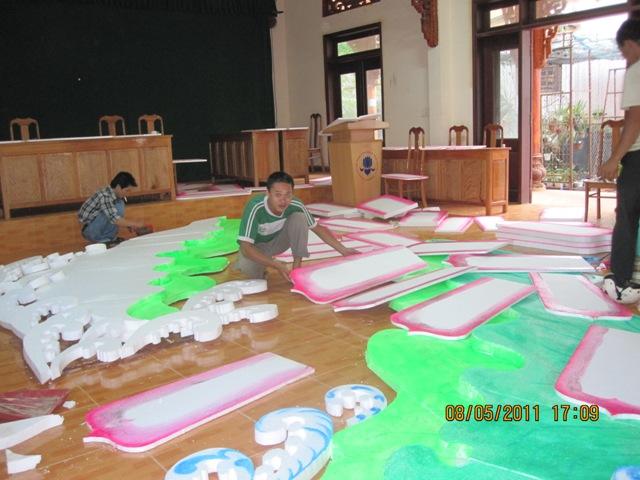 Đăk Nông: Công tác chuẩn bị Phật đản tại chùa tỉnh hội