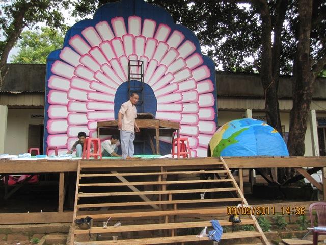 Đăk Nông: Công tác chuẩn bị Phật đản tại chùa tỉnh hội