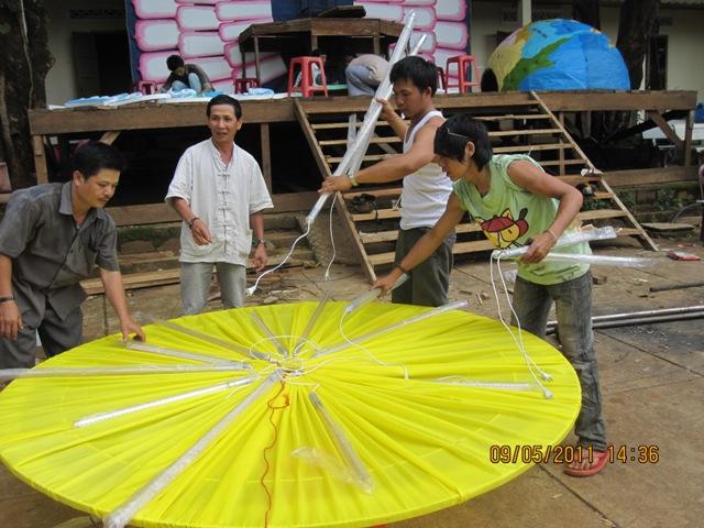 Đăk Nông: Công tác chuẩn bị Phật đản tại chùa tỉnh hội