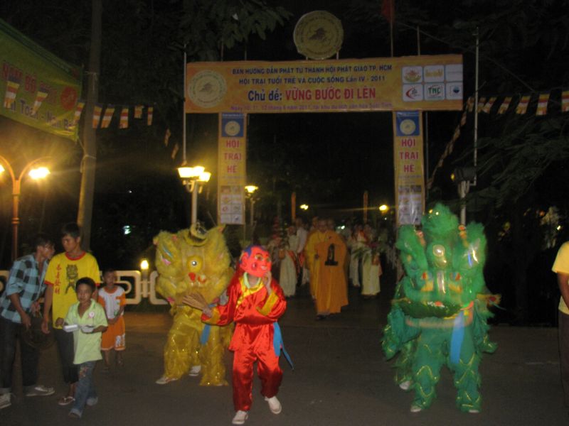 Buổi thuyết giảng của TT. Thích Thiện Bảo tại Hội trại Tuổi trẻ &amp; Cuộc sống lần IV
