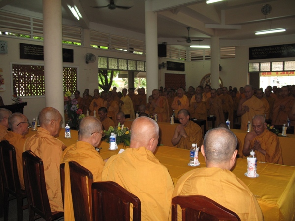 Chùm ảnh: Nét đẹp mùa an cư của Người Khất sĩ