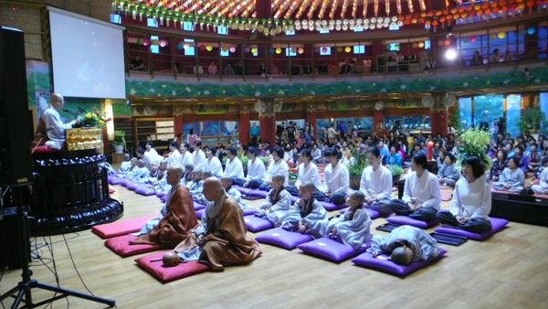 Hình ảnh các bậc phụ mẫu thăm các tiểu Hòa thượng Korea Vesak 2011