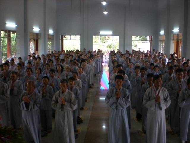 Khóa tu Một Ngày An Lạc tại chùa Vĩnh Hưng - Long An