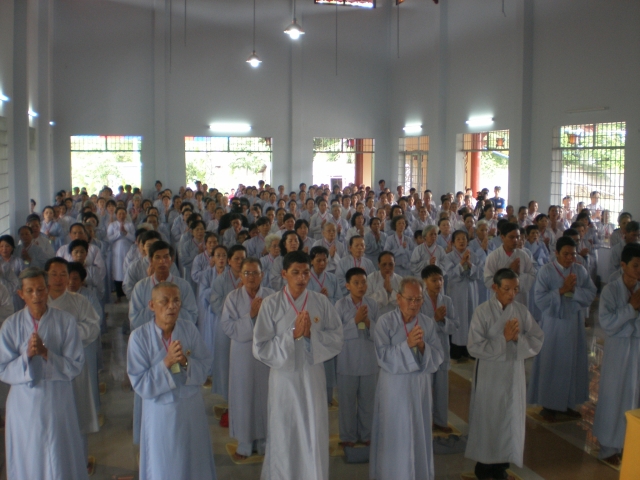 Khóa tu Một Ngày An Lạc tại chùa Vĩnh Hưng - Long An