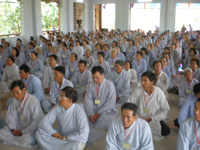 Khóa tu Một Ngày An Lạc tại chùa Vĩnh Hưng - Long An