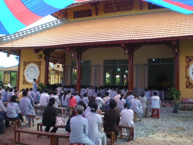 Khóa tu Một Ngày An Lạc tại chùa Vĩnh Hưng - Long An