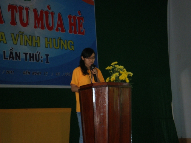 Chùm ảnh khóa tu mùa hè 2011 tại chùa Vĩnh Hưng - Long An