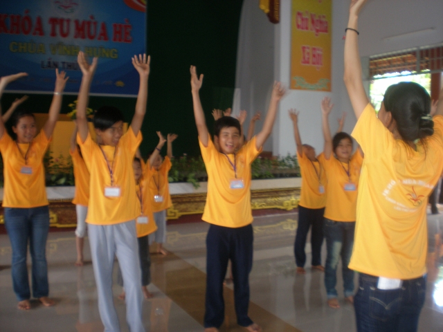 Chùm ảnh khóa tu mùa hè 2011 tại chùa Vĩnh Hưng - Long An
