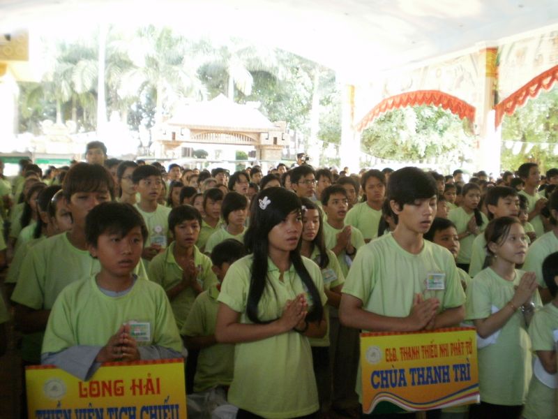 Buổi thuyết giảng của Hòa thượng Trưởng BTC Hội trại Tuổi trẻ &amp; Cuộc sống lần IV
