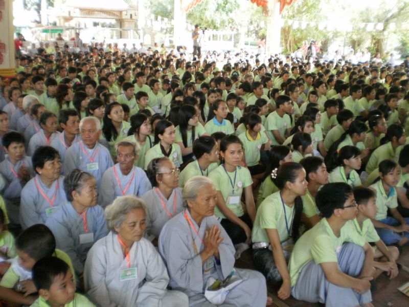 Buổi thuyết giảng của Hòa thượng Trưởng BTC Hội trại Tuổi trẻ &amp; Cuộc sống lần IV