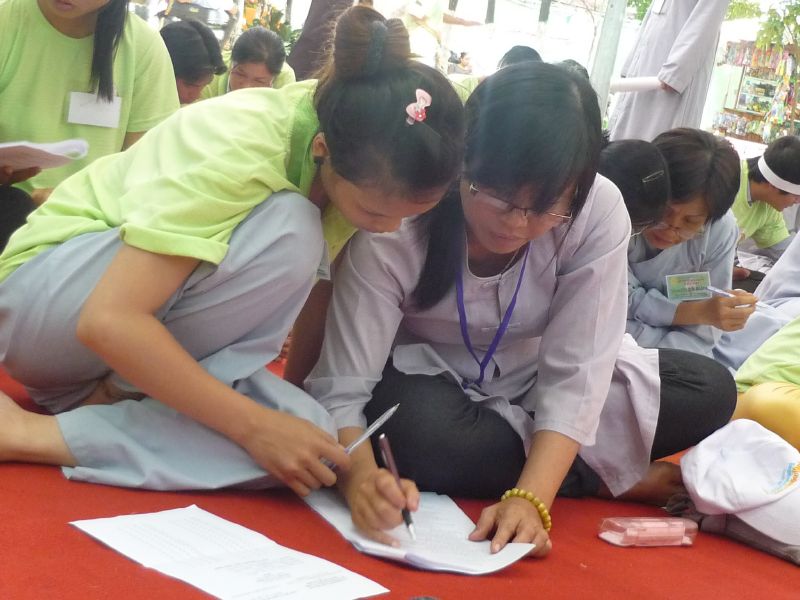 Những cuộc thi của Phân ban A Nan vào ngày thứ 2 của Hội trại Tuổi Trẻ và Cuộc sống lần IV