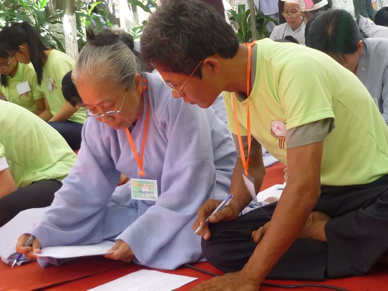 Những cuộc thi của Phân ban A Nan vào ngày thứ 2 của Hội trại Tuổi Trẻ và Cuộc sống lần IV