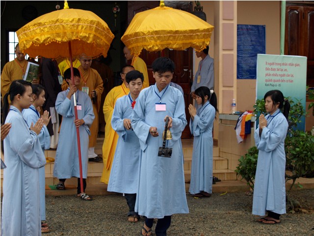 ĐăkNông: Khóa tu mùa hè 2011 long trọng khai mạc tại chùa Pháp Viên