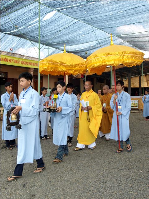 ĐăkNông: Khóa tu mùa hè 2011 long trọng khai mạc tại chùa Pháp Viên