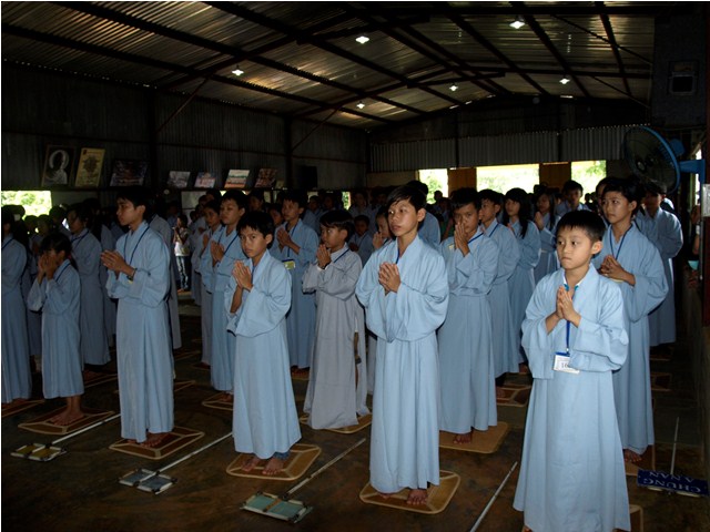 ĐăkNông: Khóa tu mùa hè 2011 long trọng khai mạc tại chùa Pháp Viên