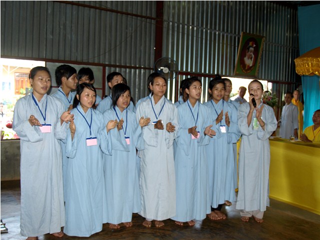 ĐăkNông: Khóa tu mùa hè 2011 long trọng khai mạc tại chùa Pháp Viên