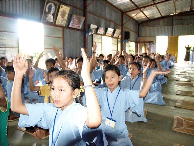 ĐăkNông: Khóa tu mùa hè 2011 long trọng khai mạc tại chùa Pháp Viên