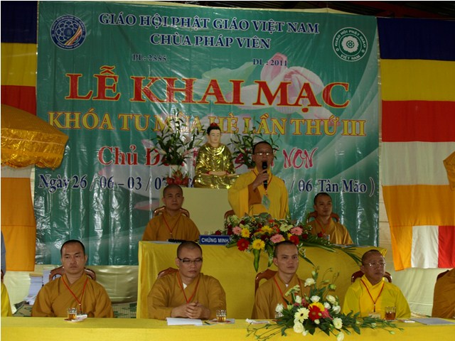 ĐăkNông: Khóa tu mùa hè 2011 long trọng khai mạc tại chùa Pháp Viên