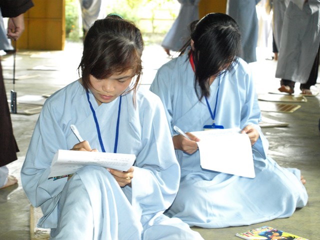 Những hình ảnh ngày tu thứ 4 khóa tu “ Búp sen non”