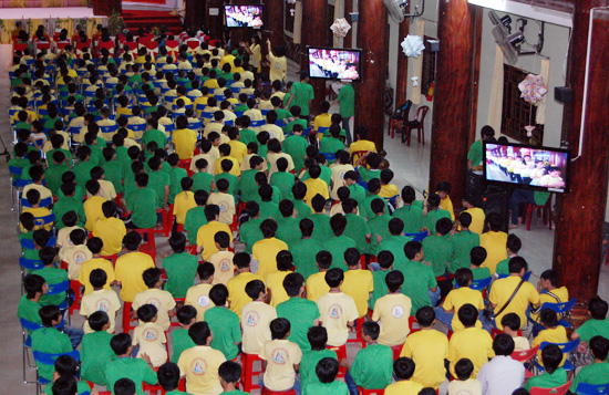 Khóa tu mùa hè năm 2011 tại chùa Phật Quang đã thành công tốt đẹp