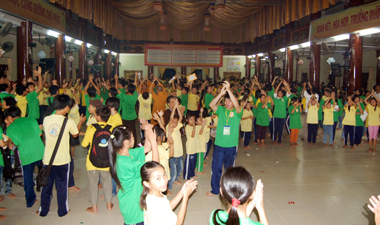 Khóa tu mùa hè năm 2011 tại chùa Phật Quang đã thành công tốt đẹp