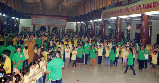 Khóa tu mùa hè năm 2011 tại chùa Phật Quang đã thành công tốt đẹp