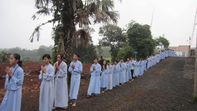 Chùm ảnh: Ngày tu thứ ba trên vùng Cao nguyên