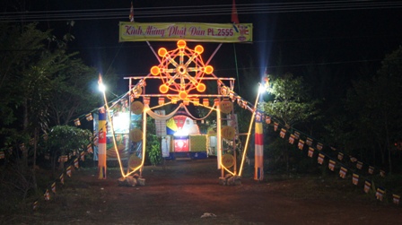 Đăk Nông: Không khí Phật đản tại huyện hội PG Đăk R’lấp