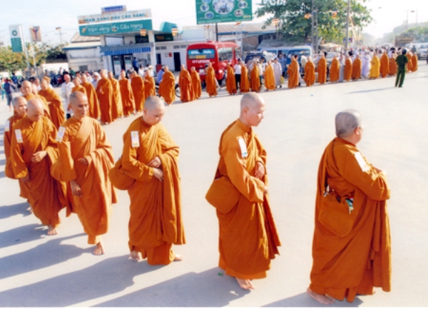 Chùm ảnh: Nét đẹp của Tăng đoàn Khất sĩ