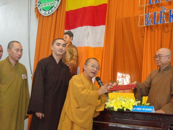 Học viện PGVN diễn tập lễ cấp phát văn bằng cử nhân Phật học khóa VII