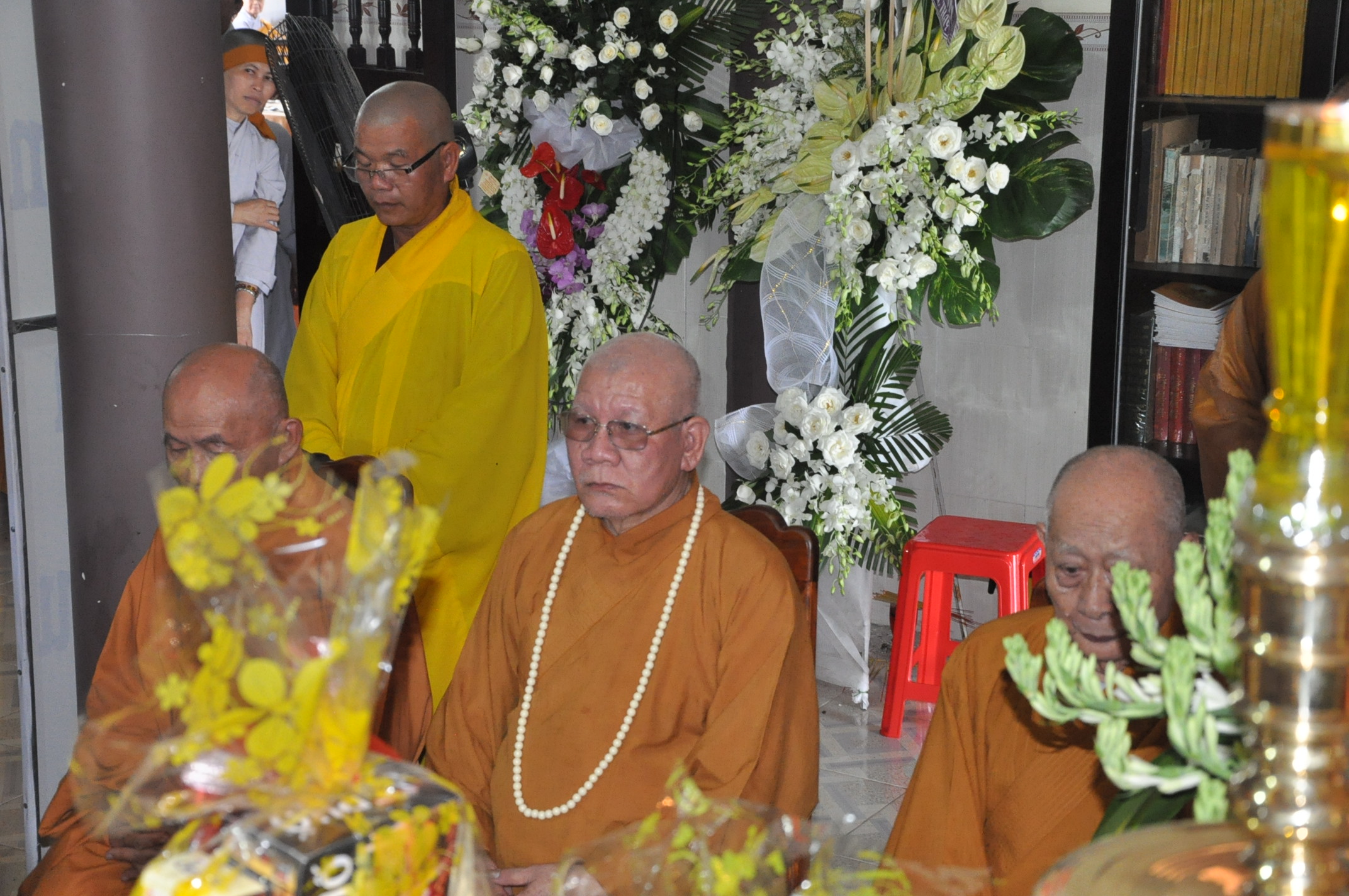 Long An: tông mônThiênThai Giáo Quán viếng lễ tang cố ni trưởng thượng Đạt hạ Cung