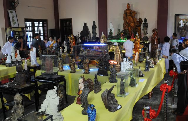 Lễ Khai mạc Phòng Triển lãm tại chùa Linh Ứng, Bãi Bụt, TP. Đà Nẵng