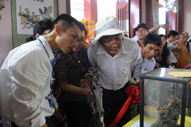 Lễ Khai mạc Phòng Triển lãm tại chùa Linh Ứng, Bãi Bụt, TP. Đà Nẵng