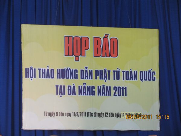 Họp báo về Hội thảo ướng dẫn Phật tử toàn quốc tại TP. Đà Nẵng