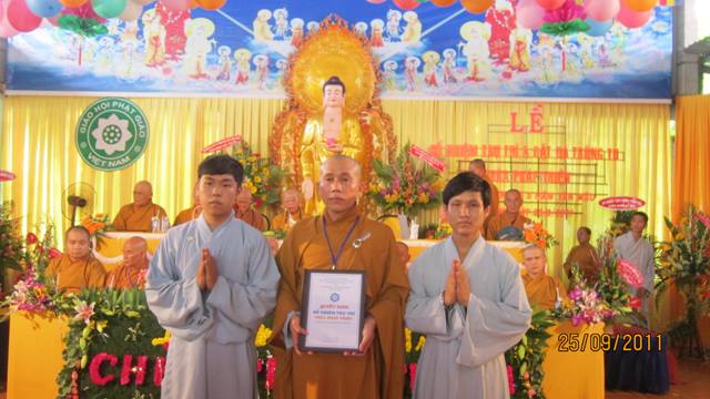Củ Chi: Đại lễ Bổ nhiệm Trụ trì và Đặt đá trùng tu chùa Pháp Thiện