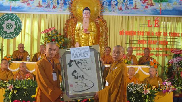 Củ Chi: Đại lễ Bổ nhiệm Trụ trì và Đặt đá trùng tu chùa Pháp Thiện