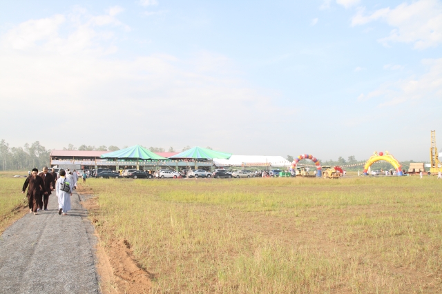 BÌNH CHÁNH: Rộn ràng không khí trước phút lễ đặt đá xây dựng Học viện mới tại TP.HCM