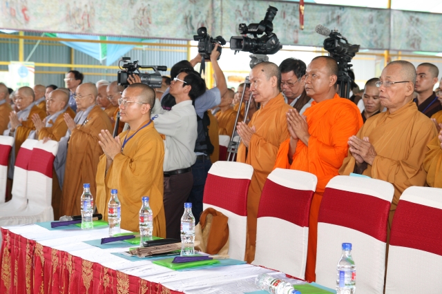 BÌNH CHÁNH: Rộn ràng không khí trước phút lễ đặt đá xây dựng Học viện mới tại TP.HCM