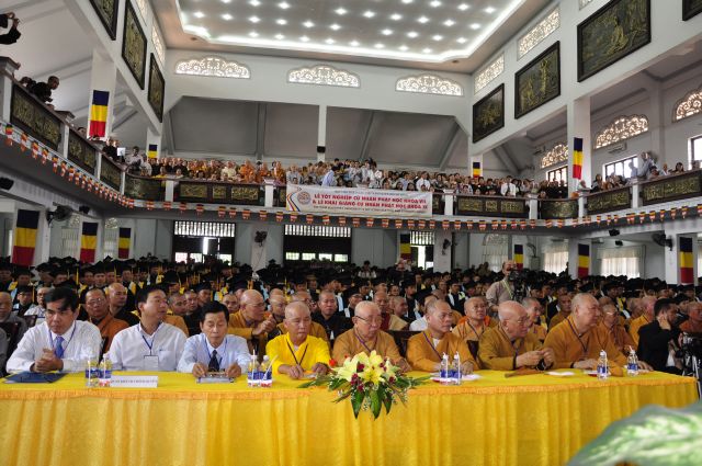 TP. HCM: Lễ tốt nghiệp cử nhân Phật học khóa VII và khai giảng khóa IX, Học viện PGVN tại TP. HCM
