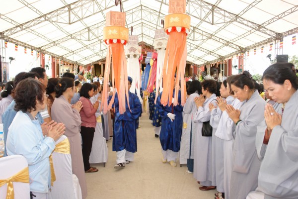 Lễ Thượng Bảng Chùa Quốc Ân Khải Tường - An Vị Tôn Tượng Phật Ngọc