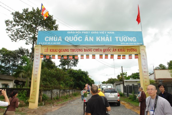 Lễ Thượng Bảng Chùa Quốc Ân Khải Tường - An Vị Tôn Tượng Phật Ngọc