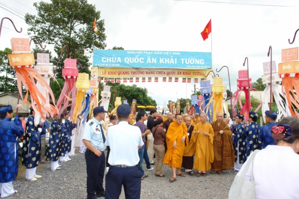 Lễ Thượng Bảng Chùa Quốc Ân Khải Tường - An Vị Tôn Tượng Phật Ngọc