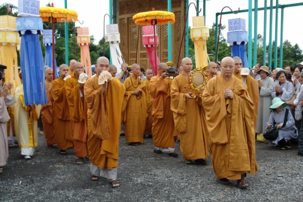 Lễ Thượng Bảng Chùa Quốc Ân Khải Tường - An Vị Tôn Tượng Phật Ngọc