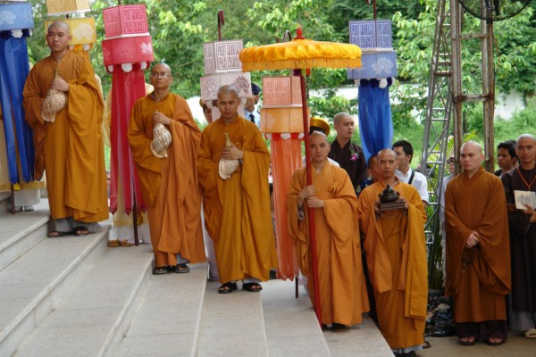 Lễ Thượng Bảng Chùa Quốc Ân Khải Tường - An Vị Tôn Tượng Phật Ngọc