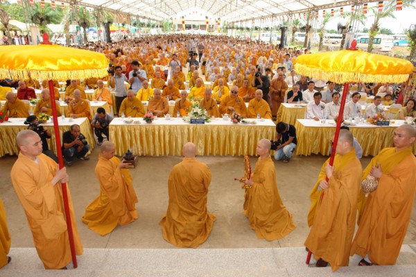 Lễ Thượng Bảng Chùa Quốc Ân Khải Tường - An Vị Tôn Tượng Phật Ngọc