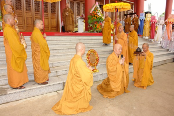 Lễ Thượng Bảng Chùa Quốc Ân Khải Tường - An Vị Tôn Tượng Phật Ngọc