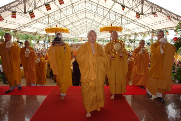 Lễ Thượng Bảng Chùa Quốc Ân Khải Tường - An Vị Tôn Tượng Phật Ngọc