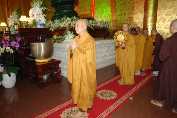 Lễ Thượng Bảng Chùa Quốc Ân Khải Tường - An Vị Tôn Tượng Phật Ngọc